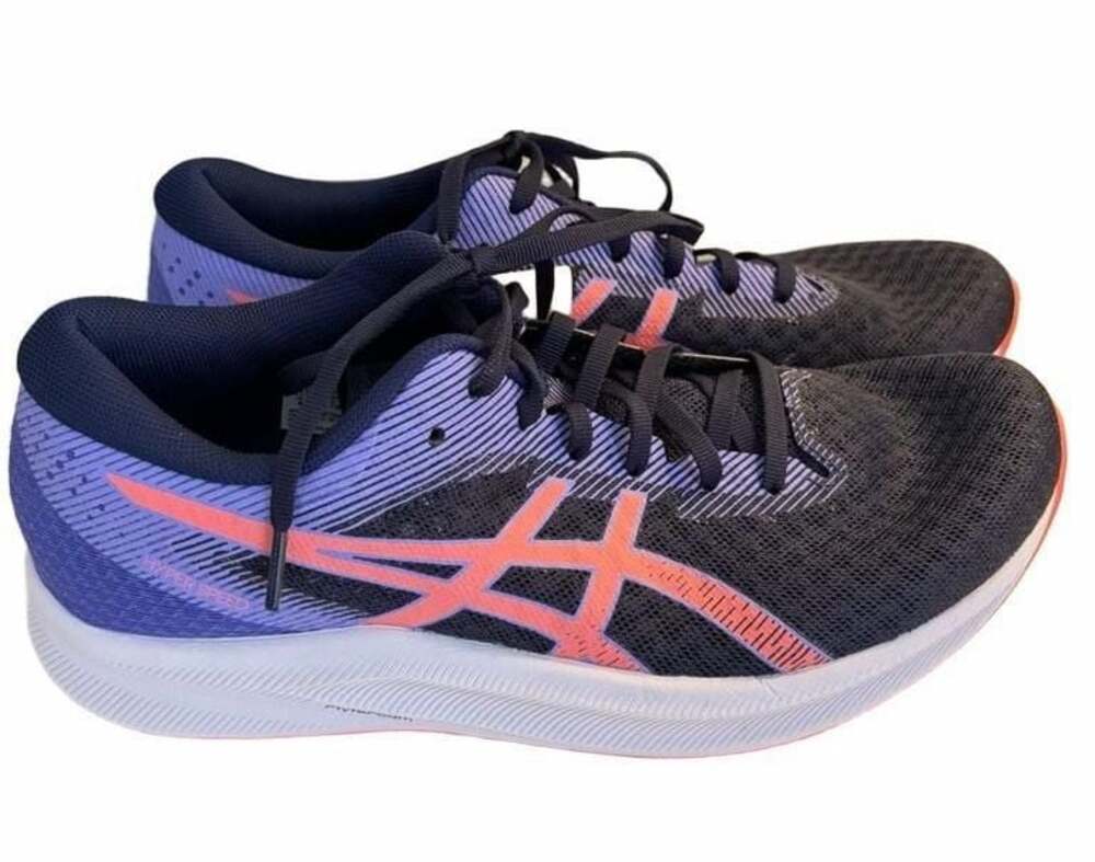 ASICS NWT Women's Hyper Speed 2 Running Shoes Midnight Papaya Size 10